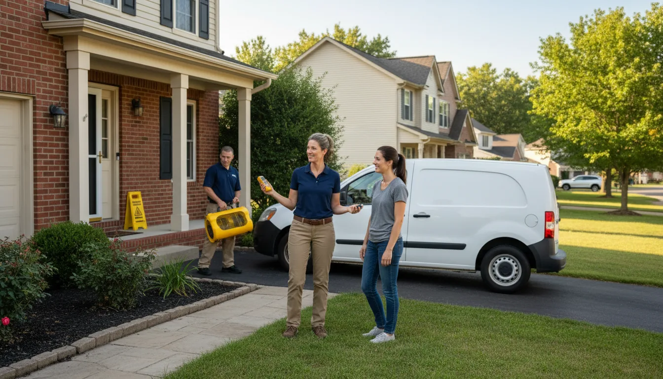 Residential water damage restoration in Hagerman, ID
